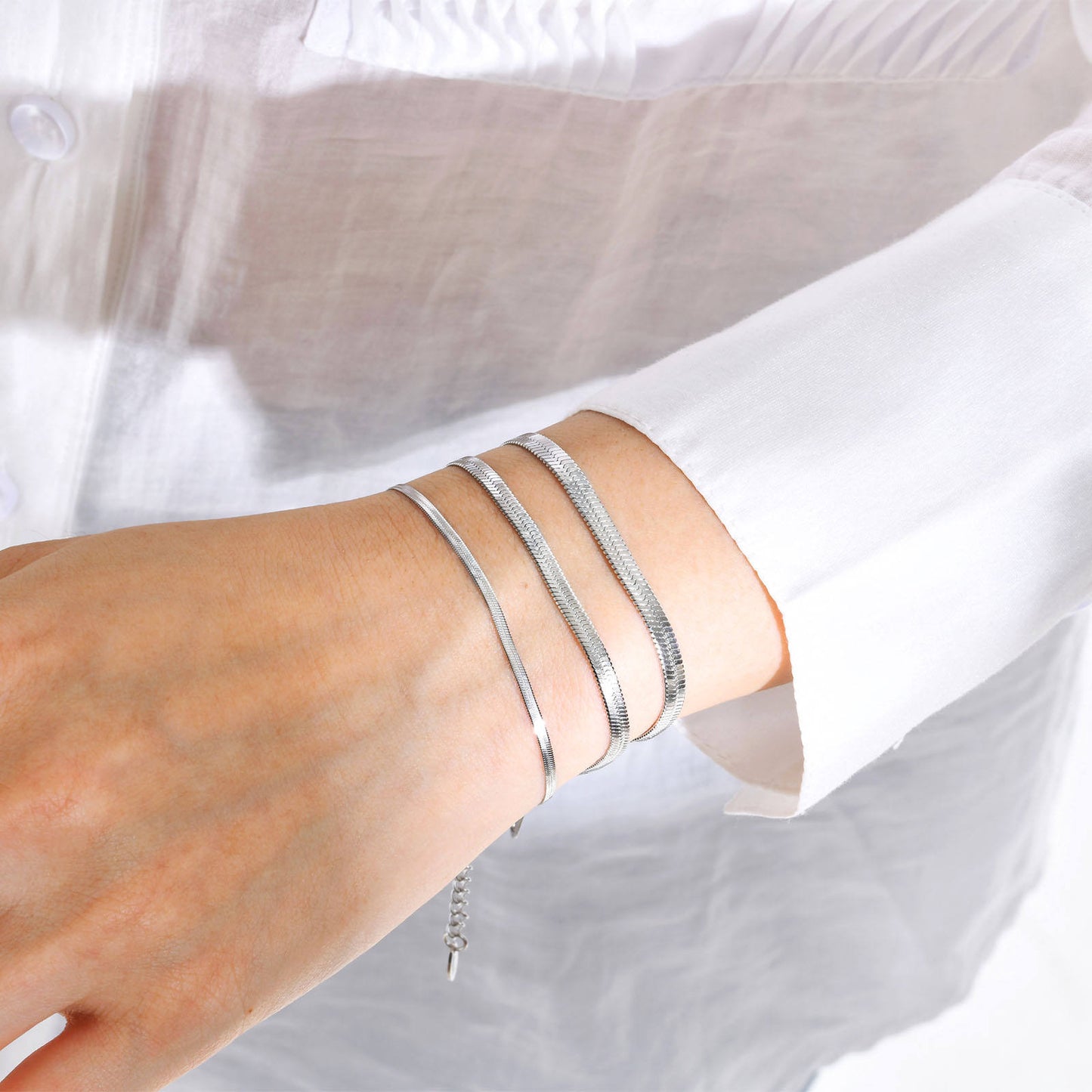 Armband - visgraad slang