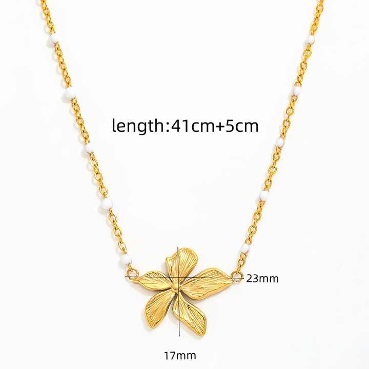 Ketting - bloemblad
