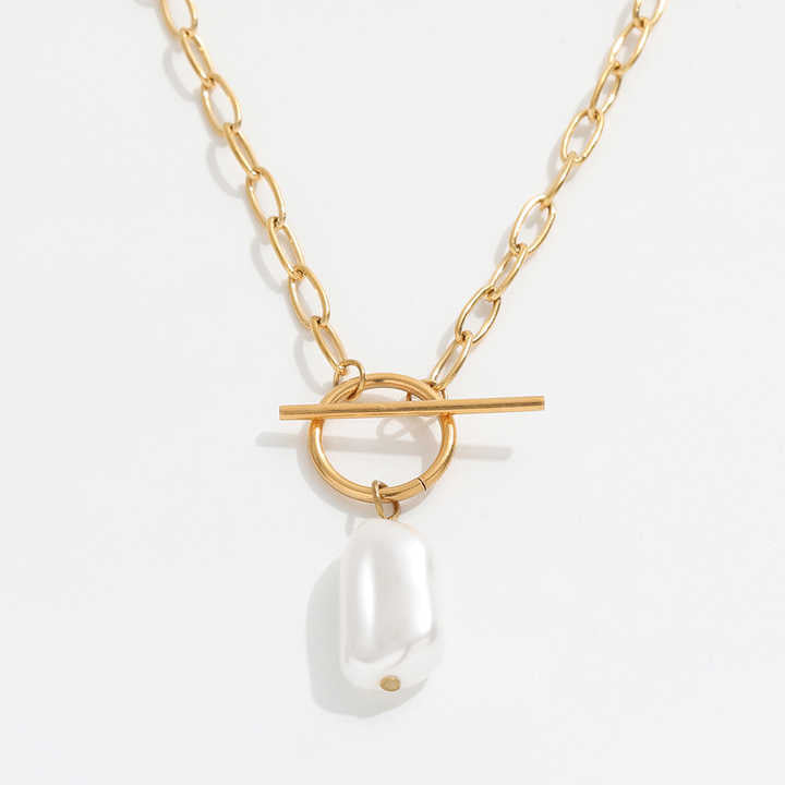 Ketting - parel baroque