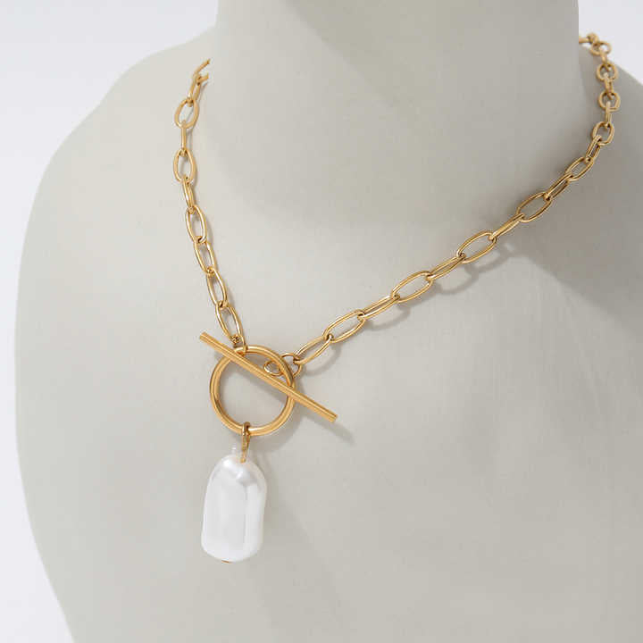 Ketting - parel baroque