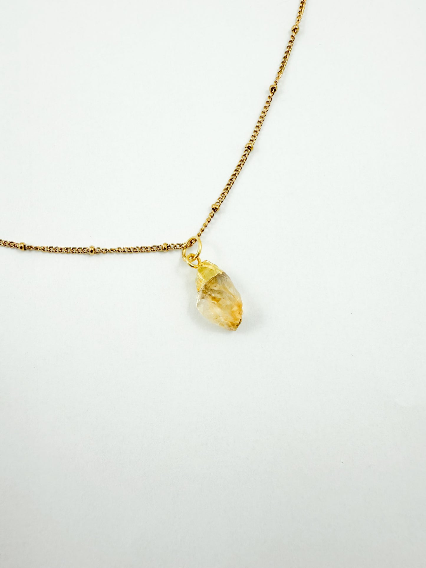 Ketting geboortesteen November - ruw