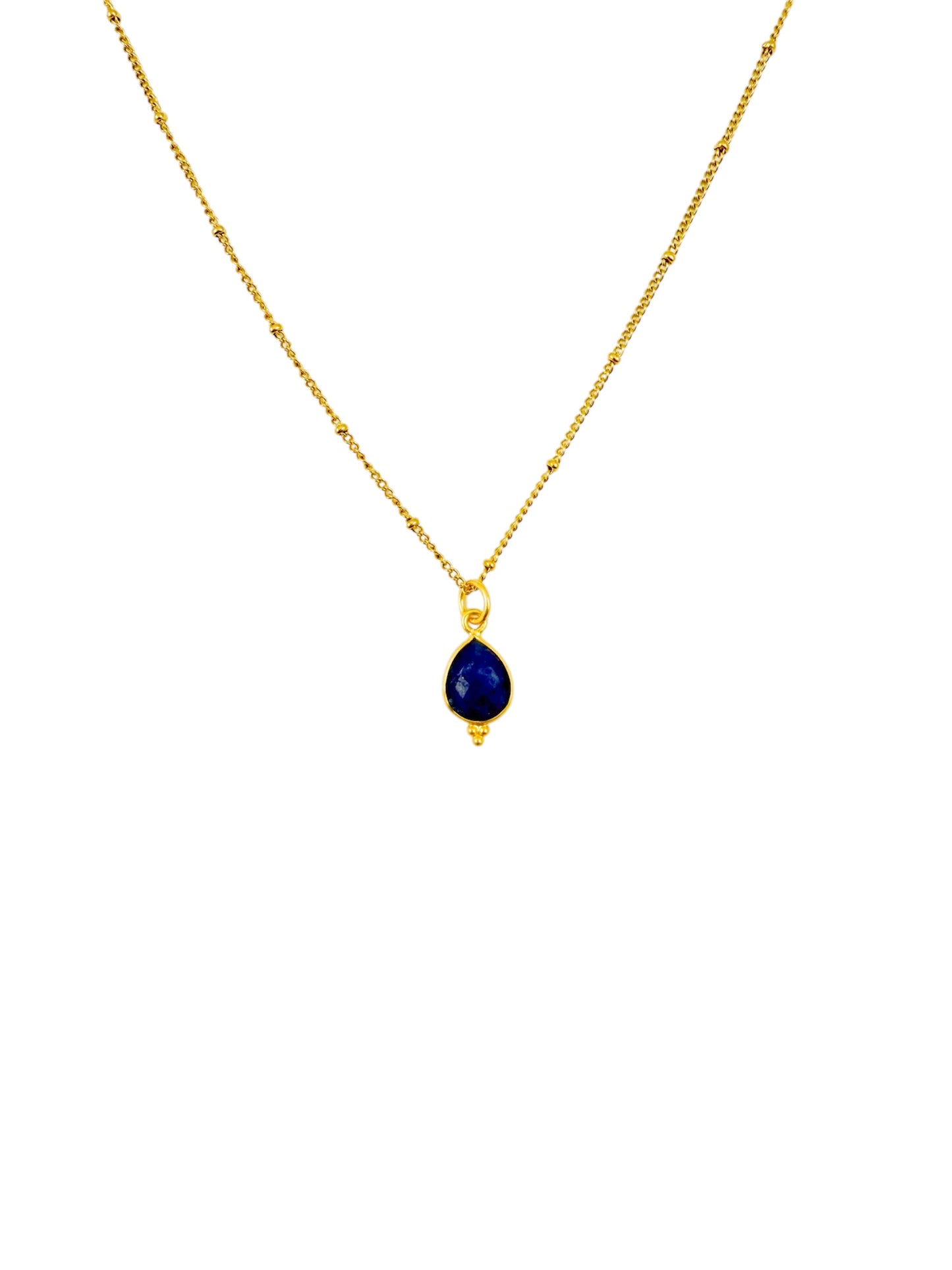 Ketting geboortesteen september - goud