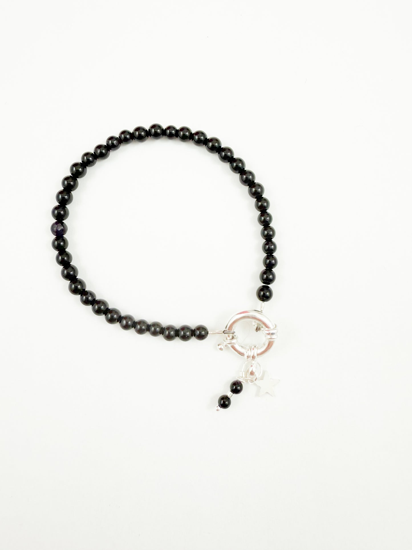 Armband little star - onyx