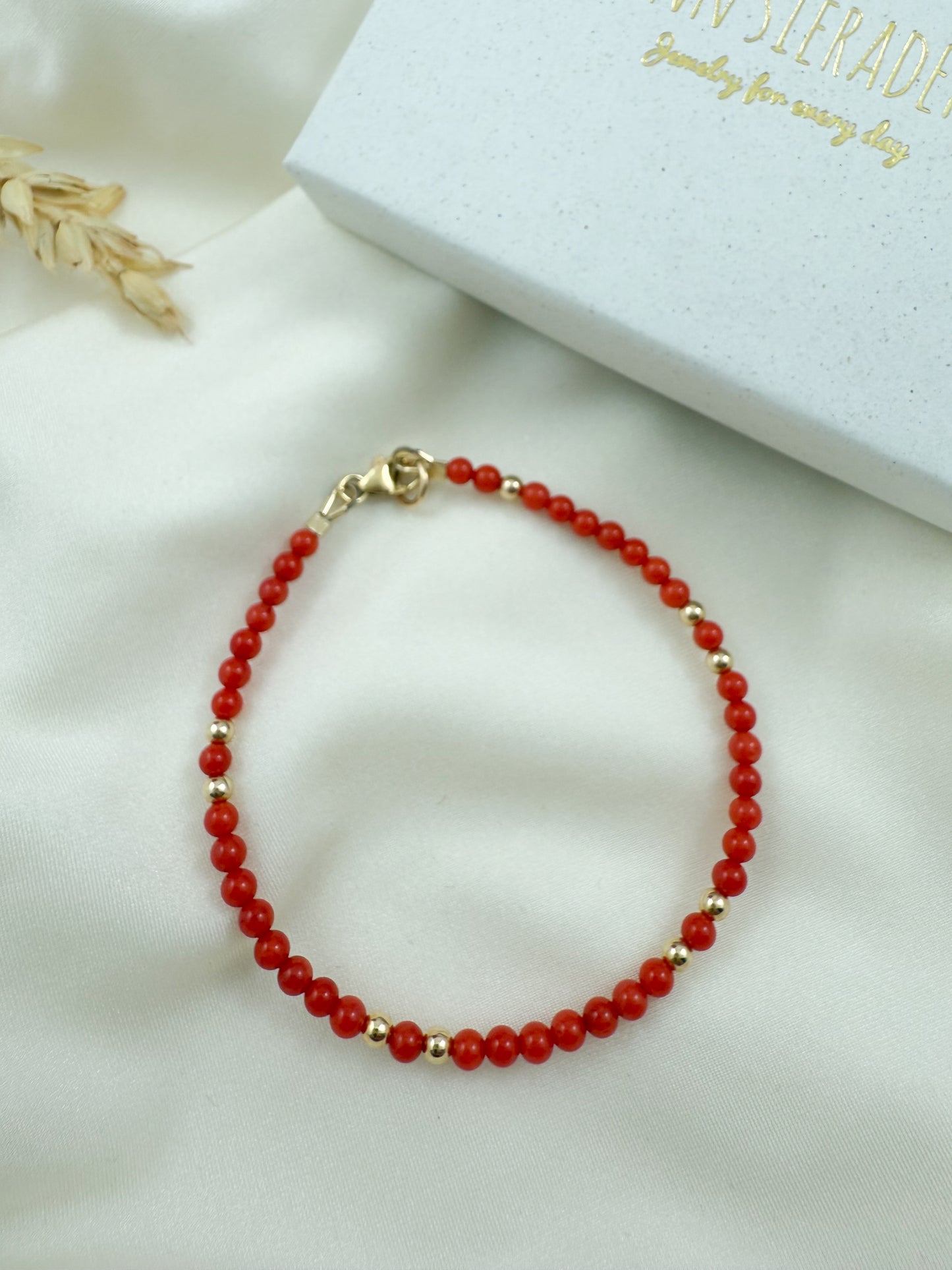 Armband orange - bloedkoraal