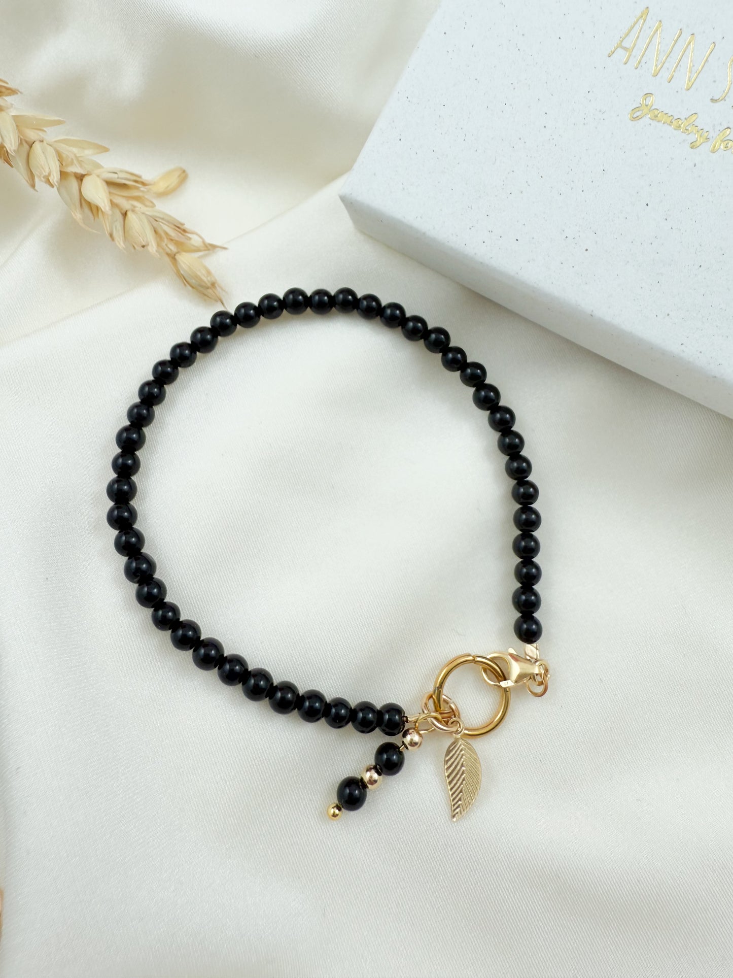 Armband black beauty- onyx