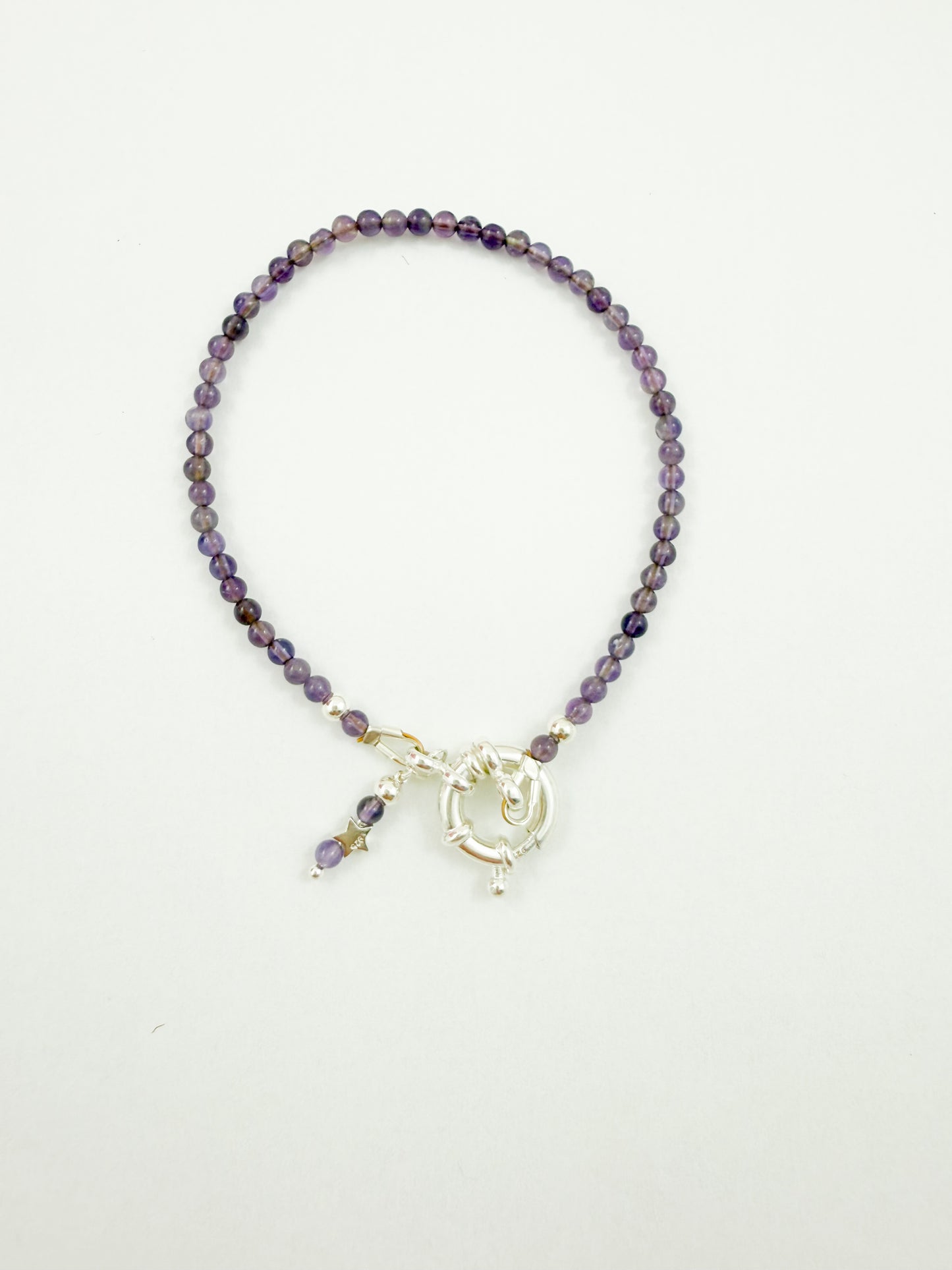 Armband star purple - amethist