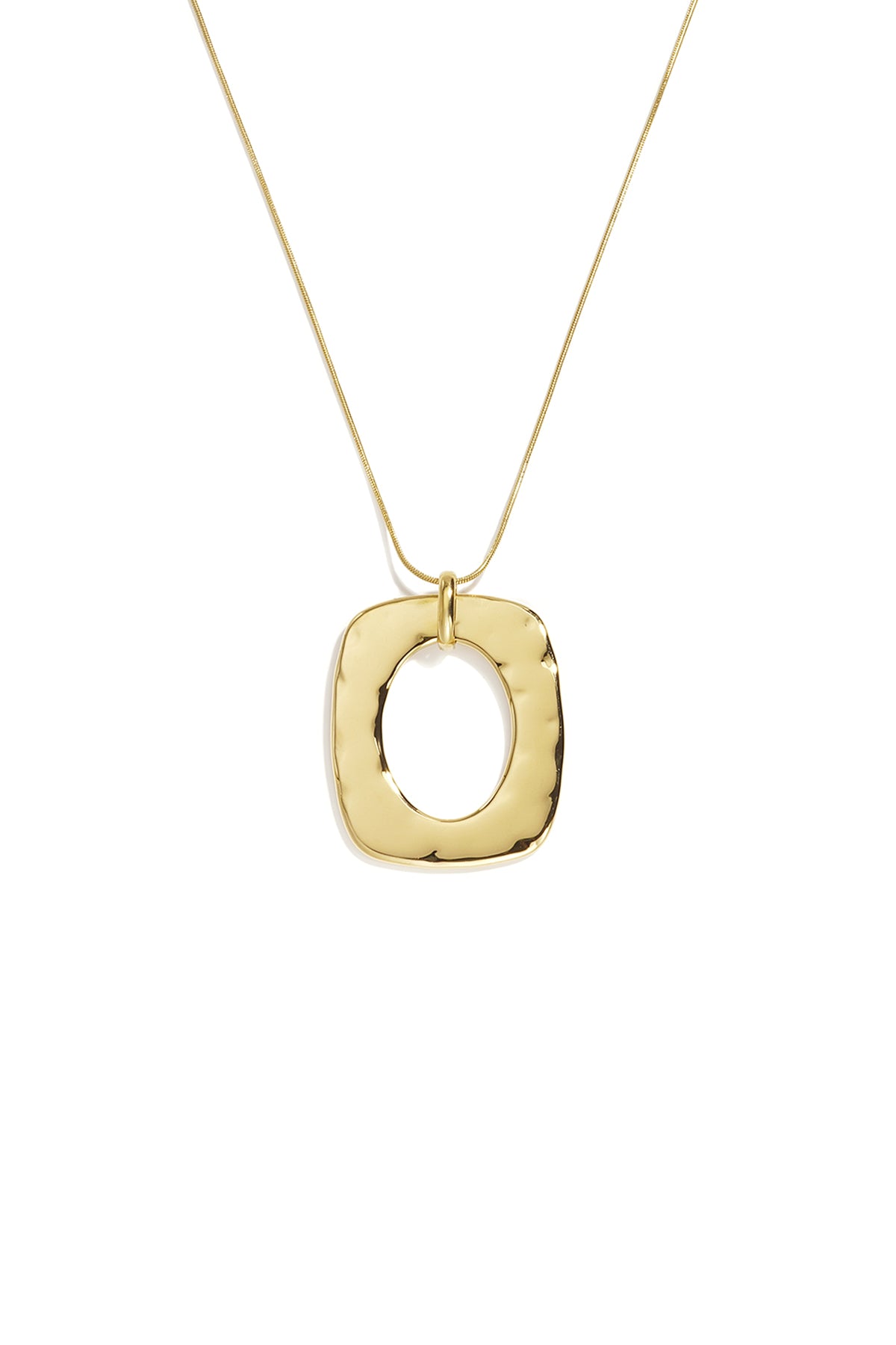 Lange roestvrijstalen kettingen met geometrische vorm, eenvoudige, alledaagse serie, dames sieraden