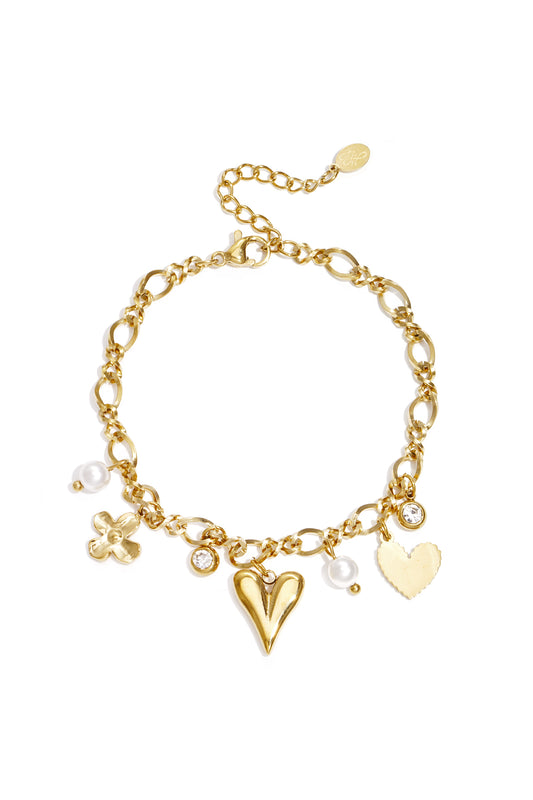 sparkling love bracelet