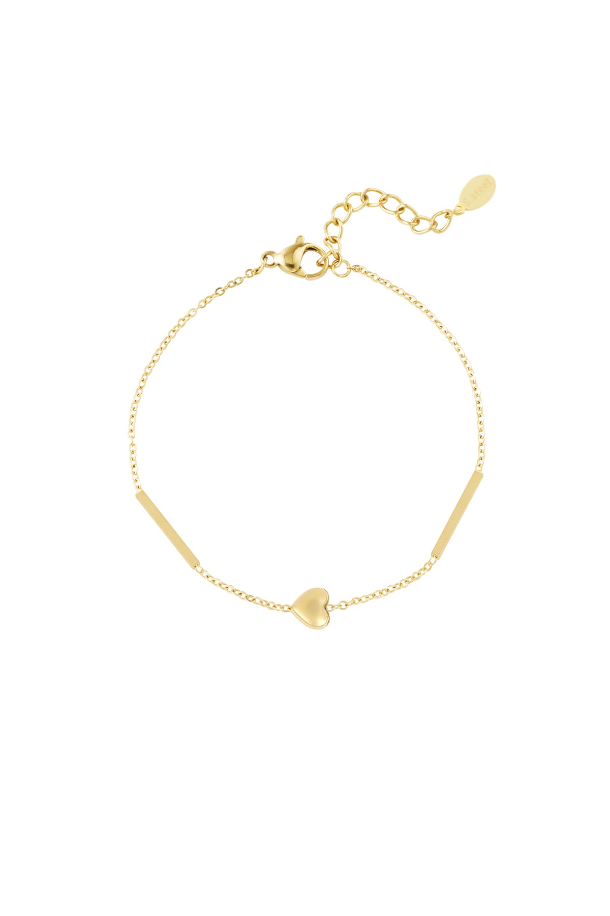 bracelet simple heart