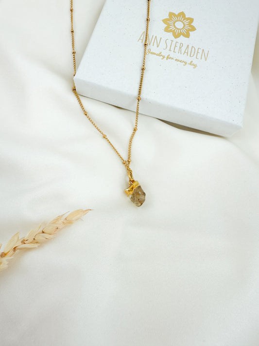 Ketting geboortesteen November - ruw