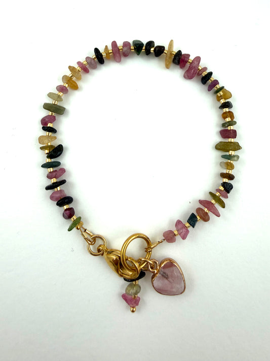 Armband split toermalijn